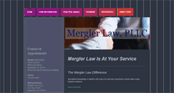 Desktop Screenshot of merglerlaw.com
