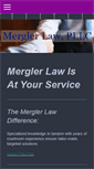Mobile Screenshot of merglerlaw.com